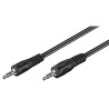 CABLE MINIJACK ST M-M 10M NEGRO PARALELO