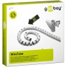 TUBO CUBRE CABLES 20mmX2,5M GRIS+Aplica