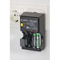CARGADOR DE PILAS AA  AAA y 9V ECO