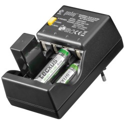 CARGADOR DE PILAS AA  AAA y 9V ECO