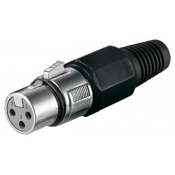 CONECTOR XLR3 HEMBRA AEREO...