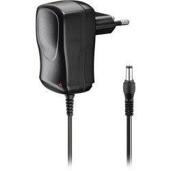 ALIMENTADOR UNIVERSAL 12V 0,6A 7.2W NEGR