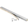TIRA LED RIGIDA 33cm A PILAS 160lm 6500k