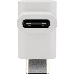 ADAPTADOR USB C M-H CODO 90º BLANCO LATE
