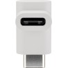 ADAPTADOR USB C M-H CODO 90º BLANCO LATE