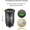 ALIMENTADOR MECHERO 1xUSB+1xUSB C 3A RAP