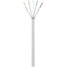 CABLE FTP CAT7 PLANO FLEXIBLE BLANCO LSZ