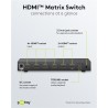 SWITCH HDMI 4 ENTRADAS 2 SALIDAS+MA 4K30