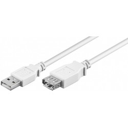 CABLE USB A 2.0 M-H 0,60MTS...