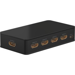 SWITCH HDMI 4 ENTRADAS 1 SALIDA+MANDO 4K