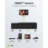 SWITCH HDMI 4 ENTRADAS 1 SALIDA+MANDO 4K