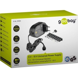 ALIMENTADOR UNIVERSAL 5-15V 3A 36W