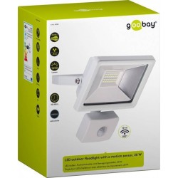 FOCO LED 20W 1650lm 6500K IP44 + SENSOR