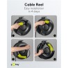 ENROLLADOR CABLE COCHE ELECTRICO TYPE 2