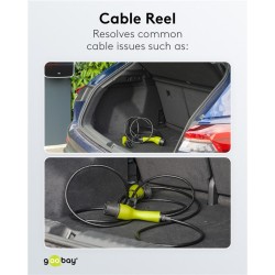 ENROLLADOR CABLE COCHE ELECTRICO TYPE 2