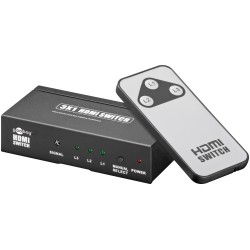 SWITCH HDMI 3 ENTRADAS 1 SALIDA+MANDO