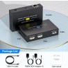 EXTENSOR KVM HDMI+USB HD CAT6 RJ45 120m