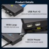 EXTENSOR KVM HDMI+USB HD CAT6 RJ45 120m