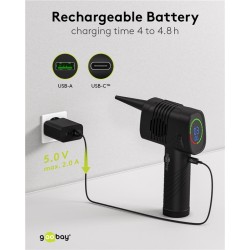 SOPLADOR AIRE PLUMERO MANO 47W LIMPIEZA