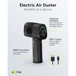 SOPLADOR AIRE PLUMERO MANO 47W LIMPIEZA