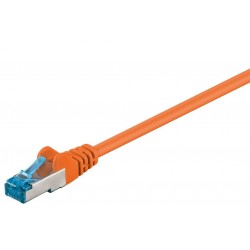 CABLE SFTP CAT6A RJ45 M-M 0,5M NARANAJA