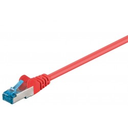 CABLE SFTP CAT6A RJ45 M-M 0,5M ROJO LSZH
