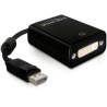 ADAPTADOR DISPLAYPORT M-DVI H 25cm NEGRO