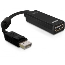 ADAPTADOR DISPLAYPORT M-HDMI H 15cm NEGR