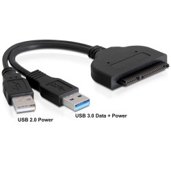 ADAPTADOR USB 2.0 + USB 3.0 A SATA