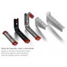 SOPORTE PARED REJIBAND PENSA 150mm NEGRO