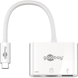 ADAPTADOR USB C M-HDMI H+USB 3.0+USB C