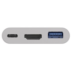 ADAPTADOR USB C M-HDMI H+USB 3.0+USB C