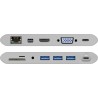 ADAPTADOR USB C M-VGA+HDMI+RJ45+3XUSB+1C
