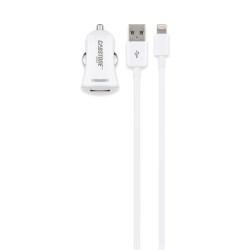 ALIMENTADOR MECHERO USB 2,1A+LIGHTNING