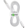 CABLE USB 2.0 M a MICRO USB 1M PLANO BLA