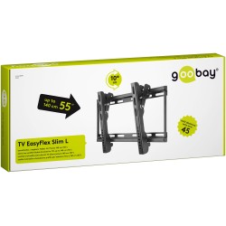 SOPORTE TV DE 23" a 55" NEGRO BASCULANTE