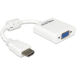 ADAPTADOR HDMI M a VGA H 15cm BLANCO