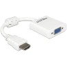 ADAPTADOR HDMI M a VGA H 15cm BLANCO