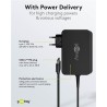 ALIMENTADOR 220V 1xUSB C 20V 4.5A 90W
