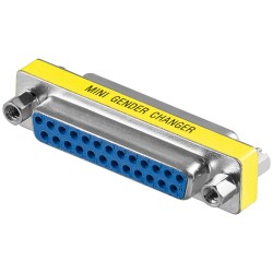 ADAPTADOR DB25 H-H BAJO PERFIL