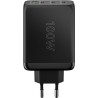ALIMENTADOR 220V 1xUSB QC3.+3xUSB C 100W