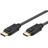 CABLE DISPLAYPORT M-M 7,5MTS NEGRO v.1.1
