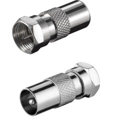 ADAPTADOR F MACHO PAL MACHO COBRE