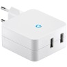 ALIMENTADOR 220V 2xUSB 4A BLANCO