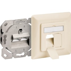 MARCO ROSETA SUPERFICIE+2xRJ45 FTP CAT6