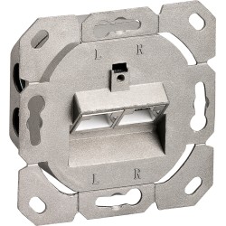 ROSETA SUPERFICIE 2xRJ45 SFTP CAT6A BEIG