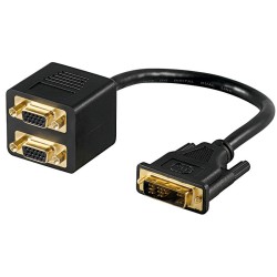 CABLE ADAPTADOR DVI M-2XVGA H 15cm