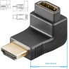 ADAPTADOR HDMI M-H CODO 90º BAJO PERFIL
