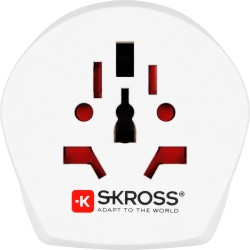 ADAPTADOR UK-USA-SUIZA a EUROPA SKROSS