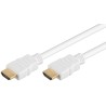 CABLE HDMI M-M 4K 0,5M ETHERNET BLANCO